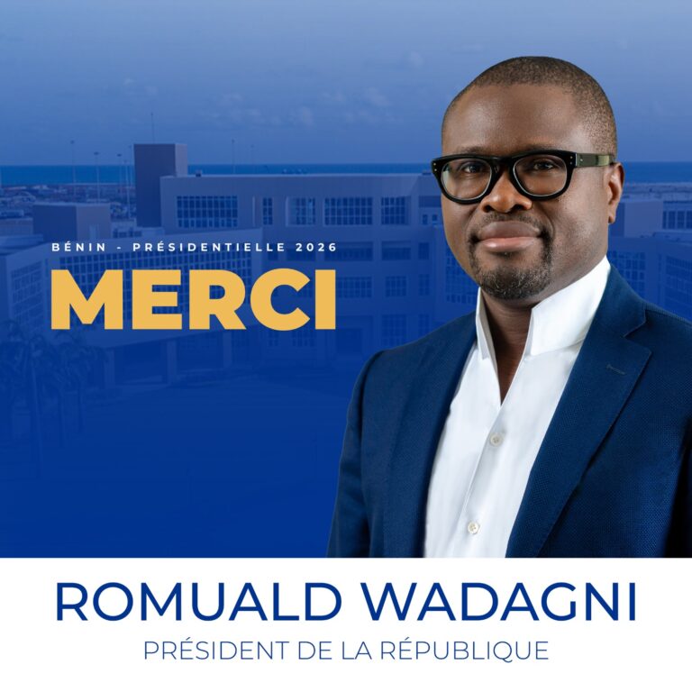 Vainqueur par KO du scrutin présidentiel du 12 avril dernier : Romuald Wadagni s’adresse au peuple beninois
